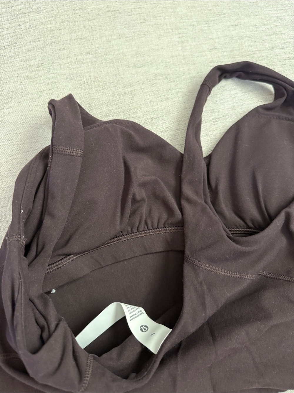 lululemon athletica Sequoia Brown Align  Light-Support Sports Bra - Picture 5 of 5